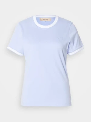 T-shirt basic MOS MOSH niebieski