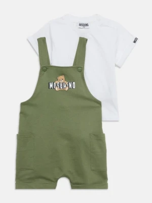 T-shirt basic MOSCHINO biały