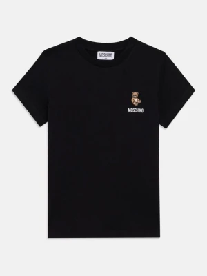 T-shirt basic MOSCHINO czarny