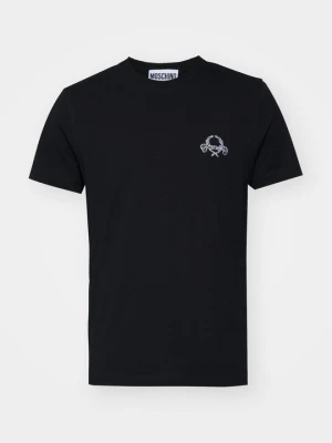 T-shirt basic MOSCHINO czarny