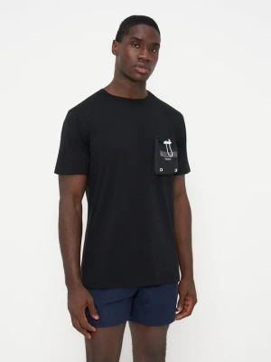 T-shirt basic MOSCHINO czarny