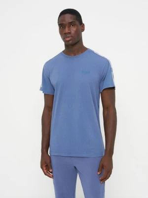 T-shirt basic MOSCHINO niebieski