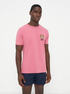 T-shirt basic MOSCHINO różowy