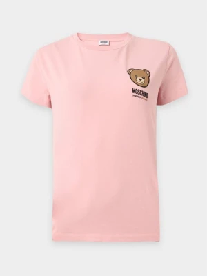 T-shirt basic MOSCHINO różowy