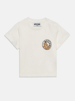 T-shirt basic MOSCHINO szary