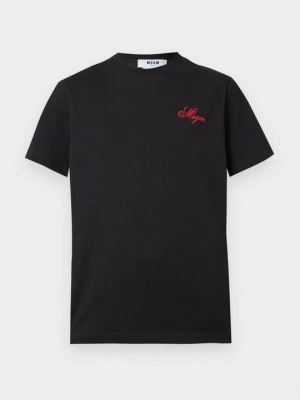 T-shirt basic MSGM czarny