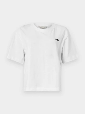 T-shirt basic MUNTHE biały