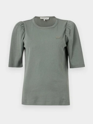 T-shirt basic MUNTHE ciemnozielony