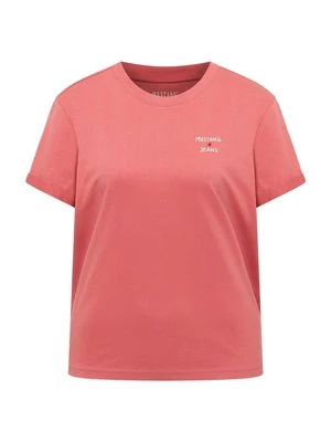 T-shirt basic Mustang jasnoróżowy