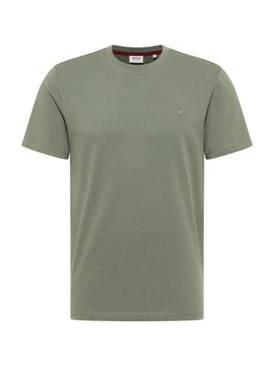 T-shirt basic Mustang zielony