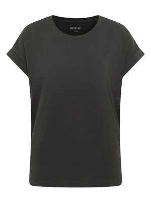 T-shirt basic Mustang czarny