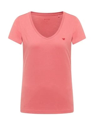 T-shirt basic Mustang jasnoróżowy