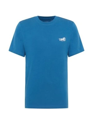 T-shirt basic Mustang błękit królewski