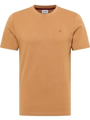 T-shirt basic Mustang koniakowy