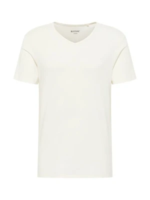 T-shirt basic Mustang biały