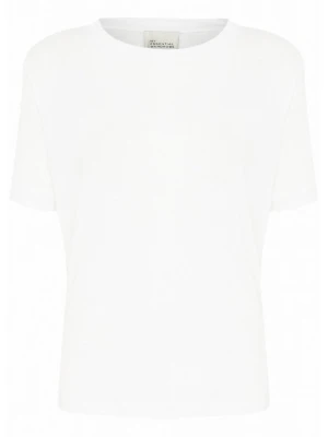 T-shirt basic My Essential Wardrobe mleczny
