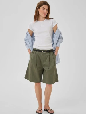 T-shirt basic My Essential Wardrobe mleczny