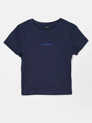 T-shirt basic LMTD granatowy
