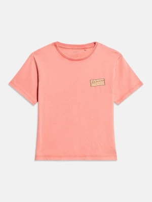 T-shirt basic NAME IT łososiowy