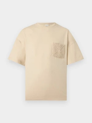 T-shirt basic Nanushka beżowy