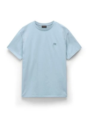T-shirt basic Napapijri jasnozielony
