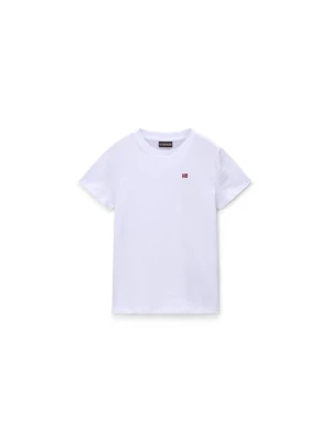 T-shirt basic Napapijri biały