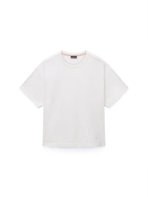 T-shirt basic Napapijri biały