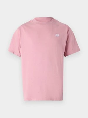 T-shirt basic New Balance różowy