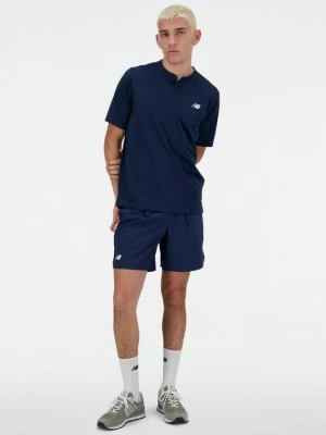 T-shirt basic New Balance granatowy