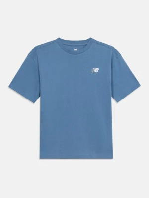 T-shirt basic New Balance niebieski