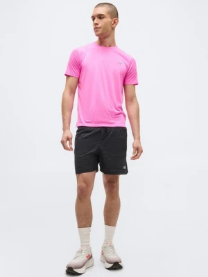 T-shirt basic New Balance różowy