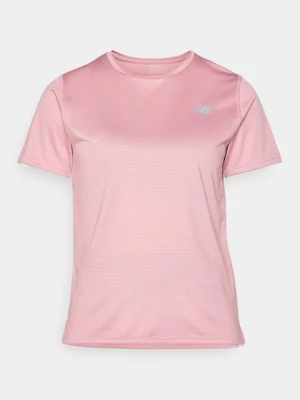 T-shirt basic New Balance różowy
