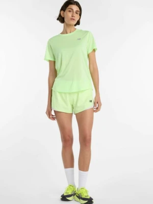 Koszulka sportowa New Balance zielony neon