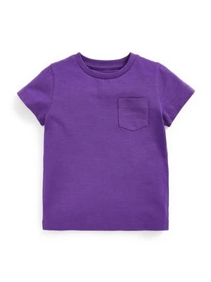 T-shirt basic Next fioletowy