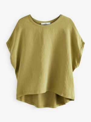 T-shirt basic Next zielony
