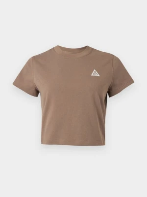 T-shirt basic Nike brązowy
