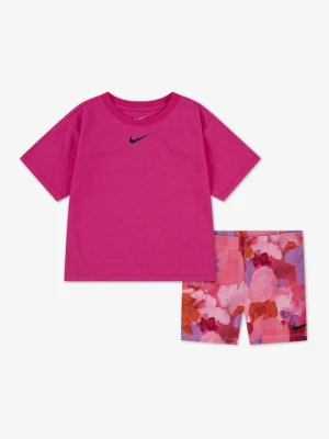 T-shirt basic Nike liliowy