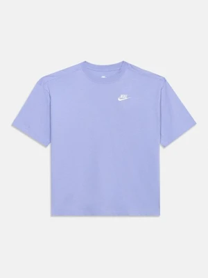 T-shirt basic Nike liliowy
