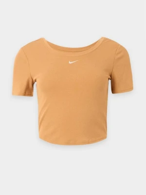 T-shirt basic Nike musztardowy