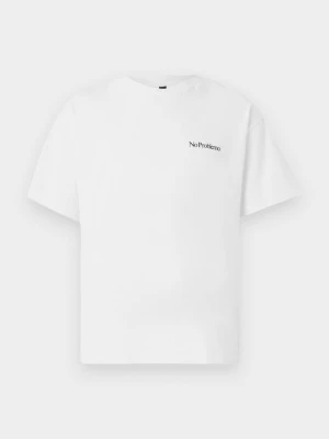 T-shirt basic No Problemo biały