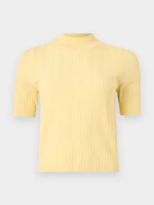 T-shirt basic Officine Générale jasnożółty