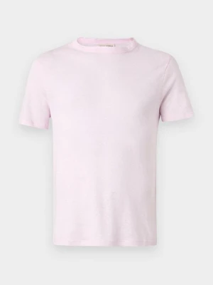 T-shirt basic Officine Générale różowy