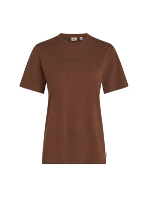 T-shirt basic O'Neill brązowy