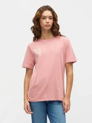 T-shirt basic O'Neill różowy