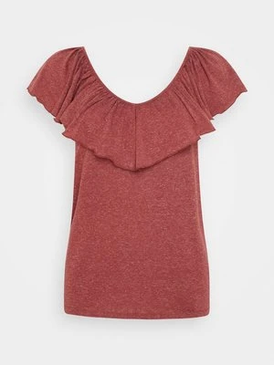 T-shirt basic Only ciemnoczerwony