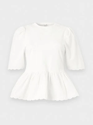 T-shirt basic Only mleczny