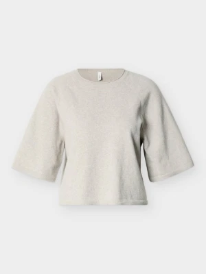 T-shirt basic Only beżowy