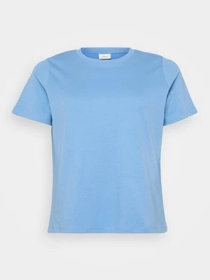 T-shirt basic ONLY Carmakoma liliowy
