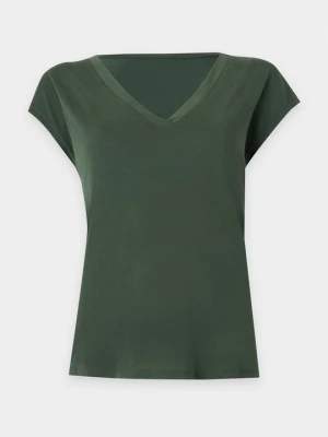 T-shirt basic Only ciemnozielony