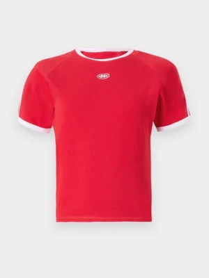 T-shirt basic Only czerwony